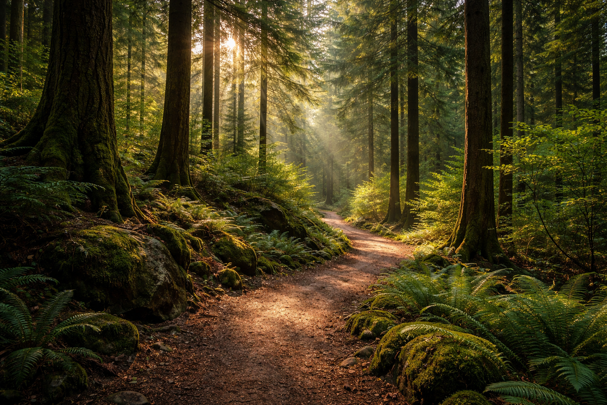 Morgensonne im verwunschenen